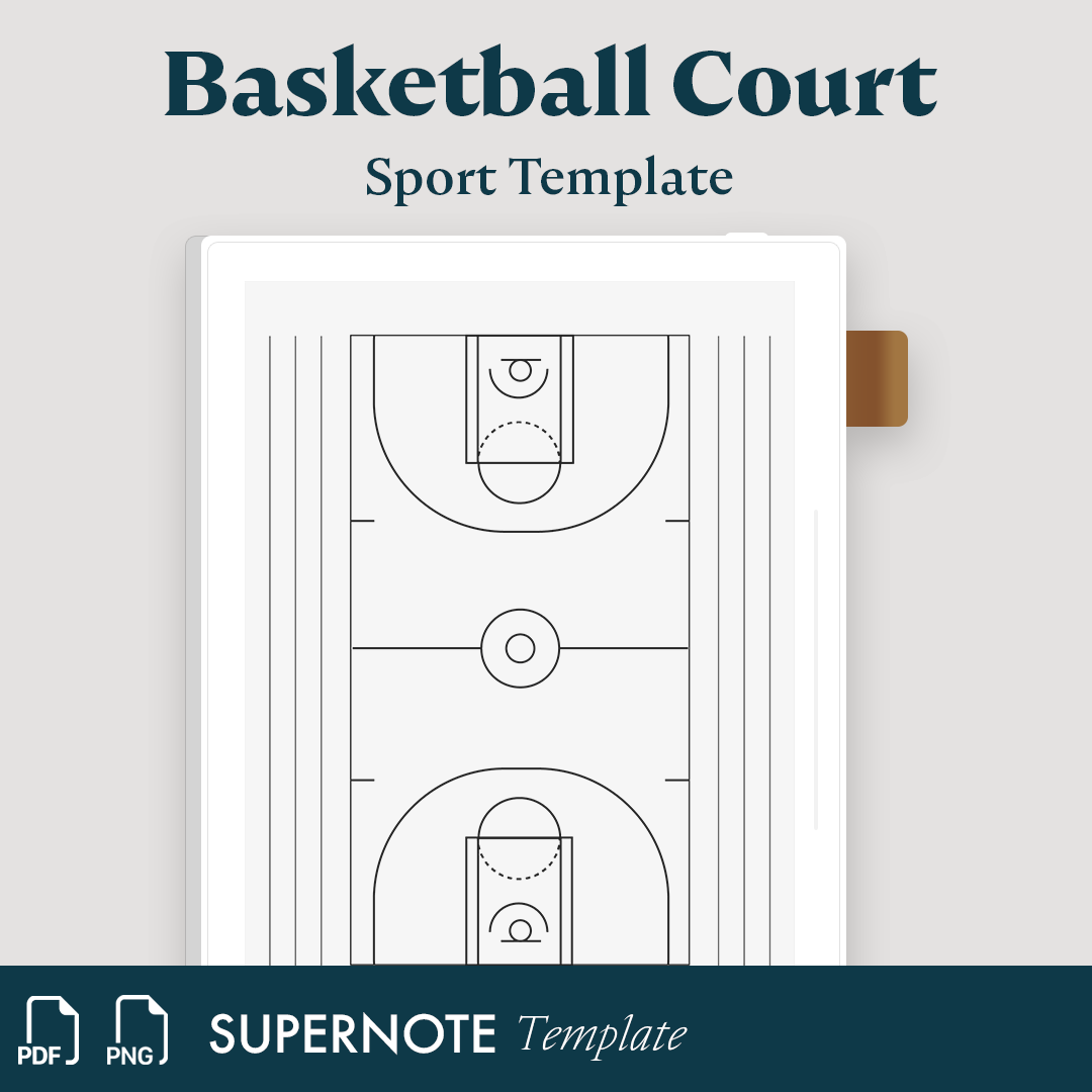 Supernote Basketball Template Supernote Templates