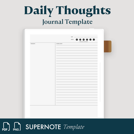 Daily Thought Journal