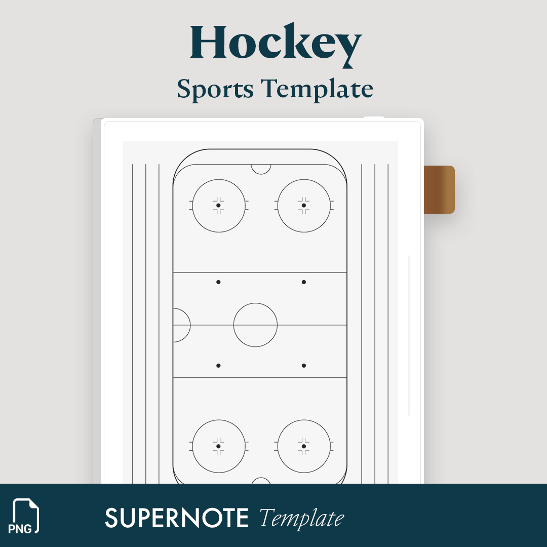 Supernote Hockey Template Supernote Templates