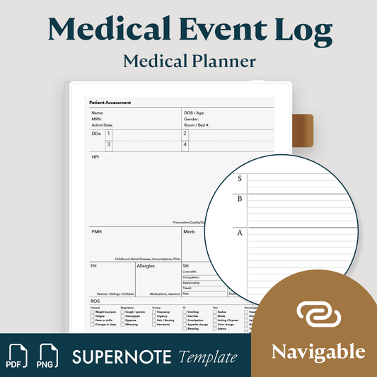 Medical Patient Event Log