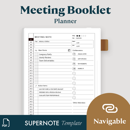 Meeting Booklet