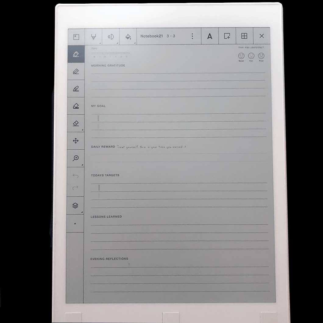 Better Self Daily Journal - Einkpads - reMarkable Templates