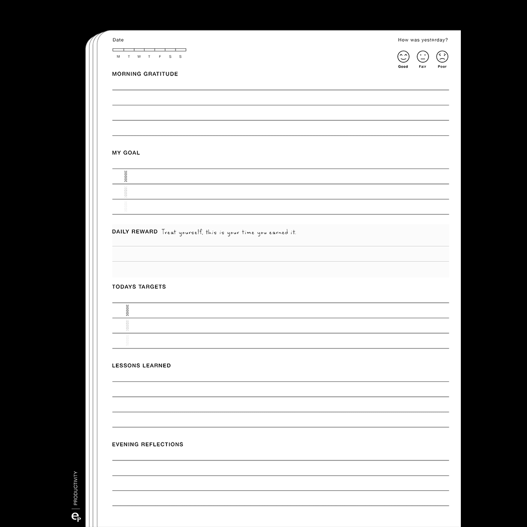 Better Self Daily Journal - Einkpads - reMarkable Templates