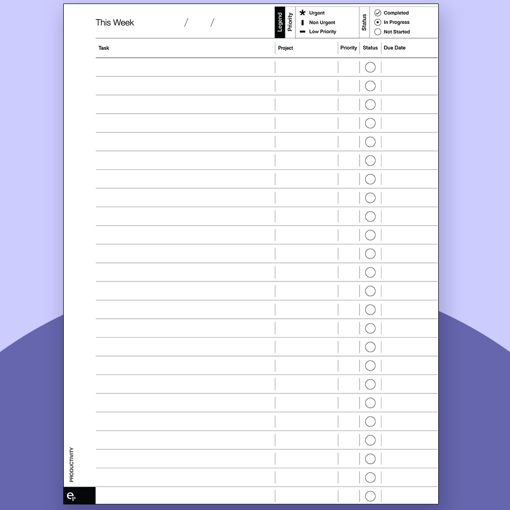 Daily Status Log