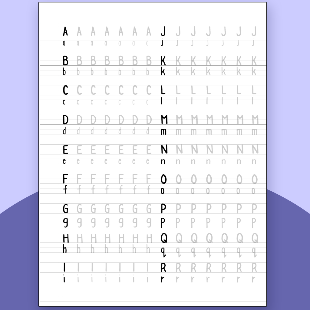 Print Handwriting Guide