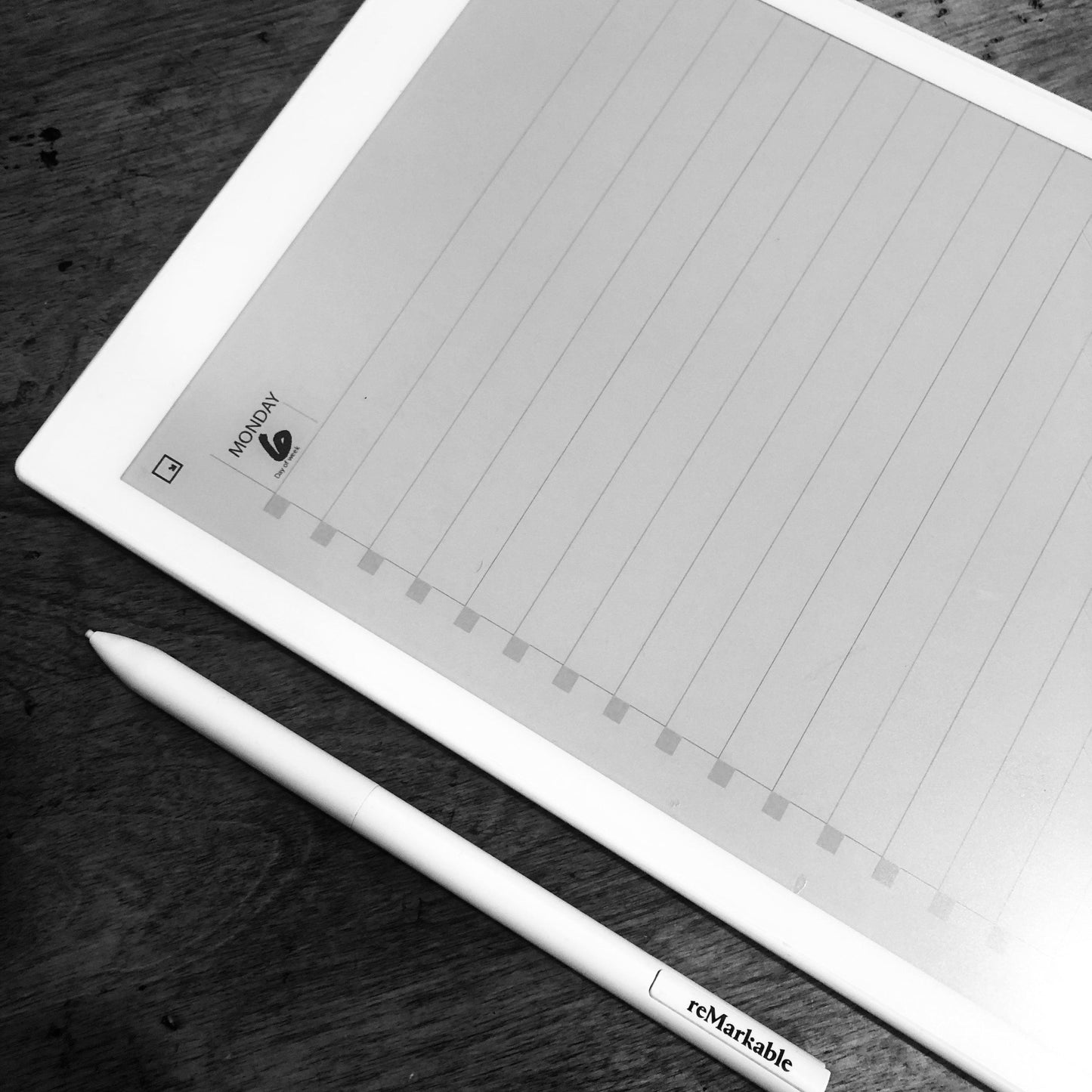 Monthly Journal - Einkpads - reMarkable Templates