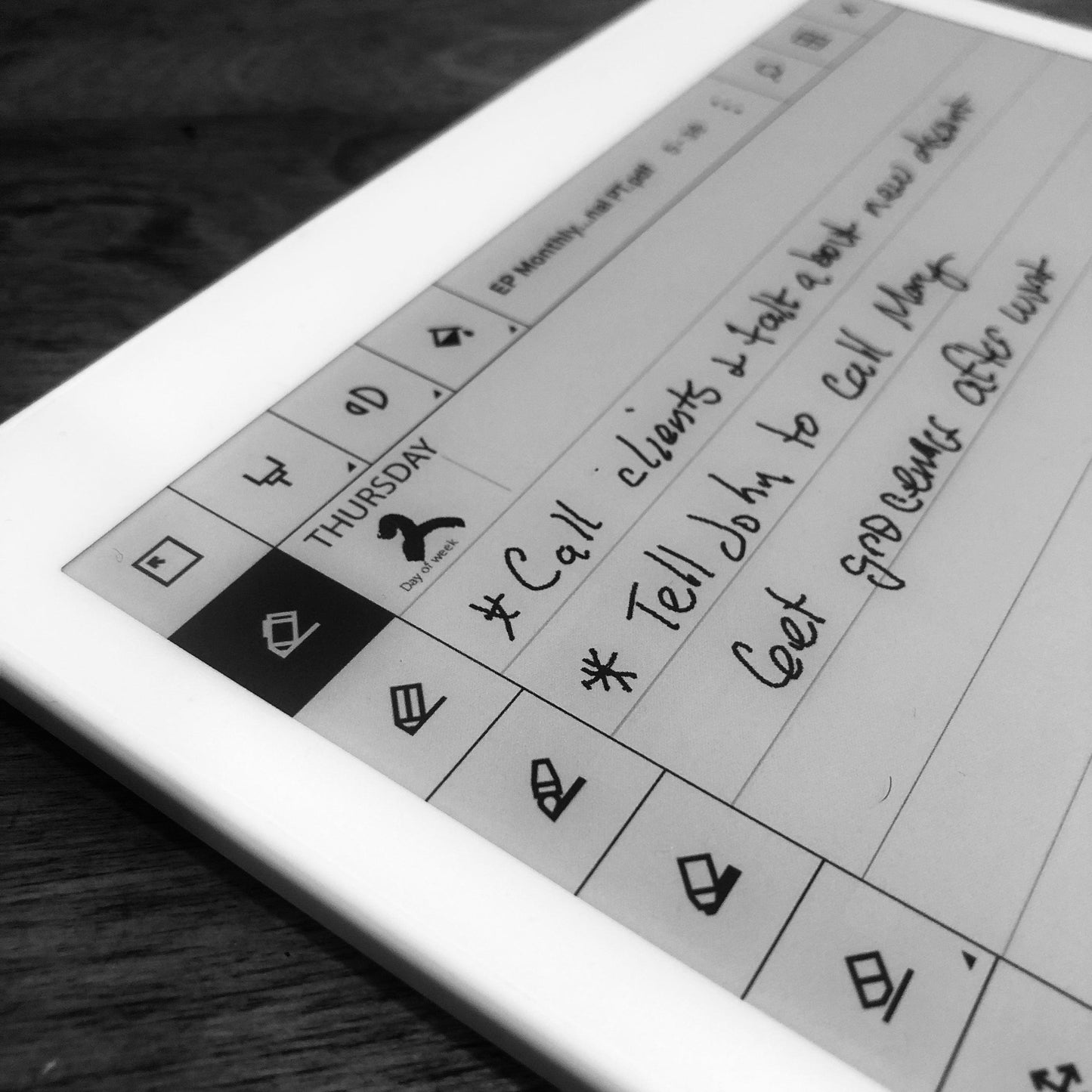 Monthly Journal - Einkpads - reMarkable Templates