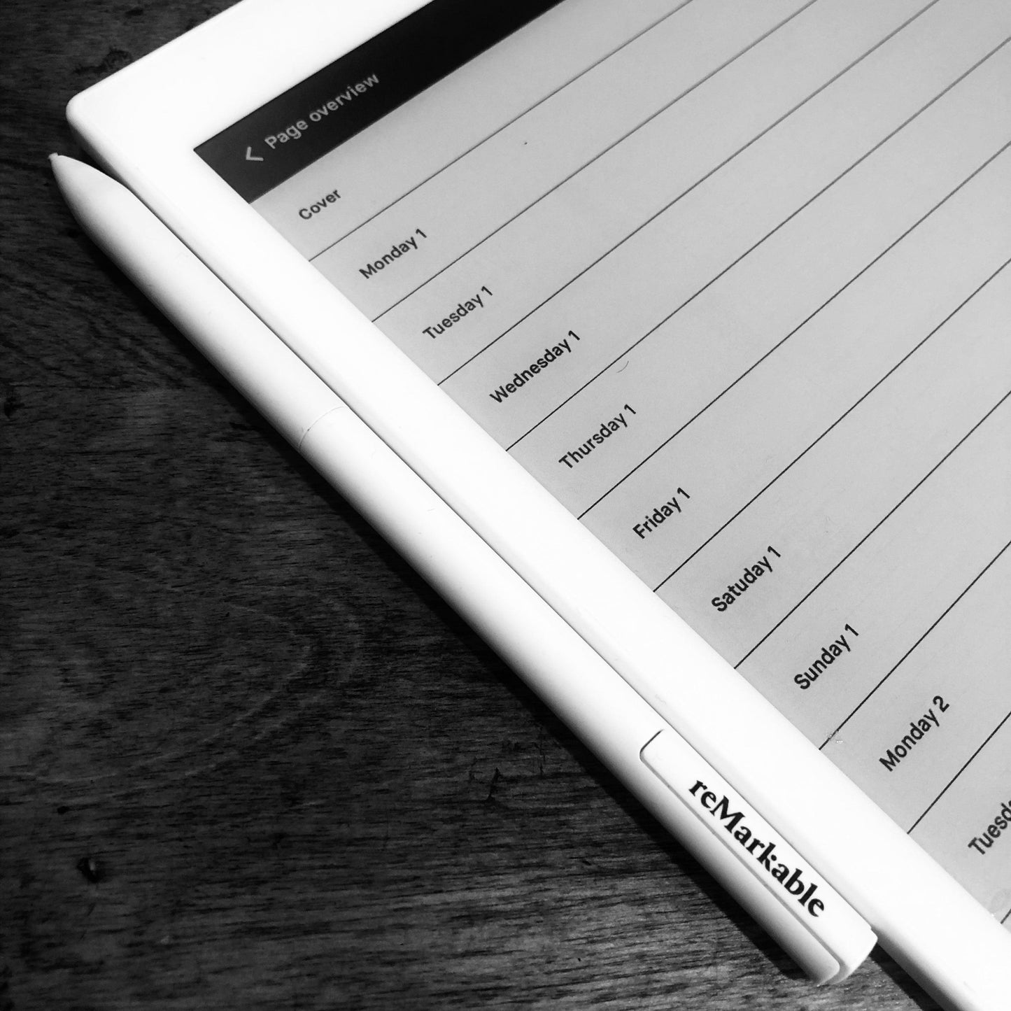 Monthly Journal - Einkpads - reMarkable Templates