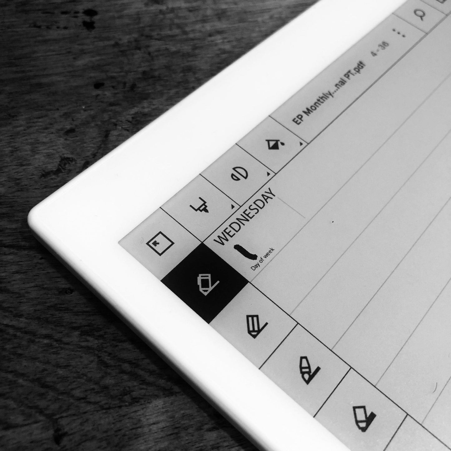 Monthly Journal - Einkpads - reMarkable Templates
