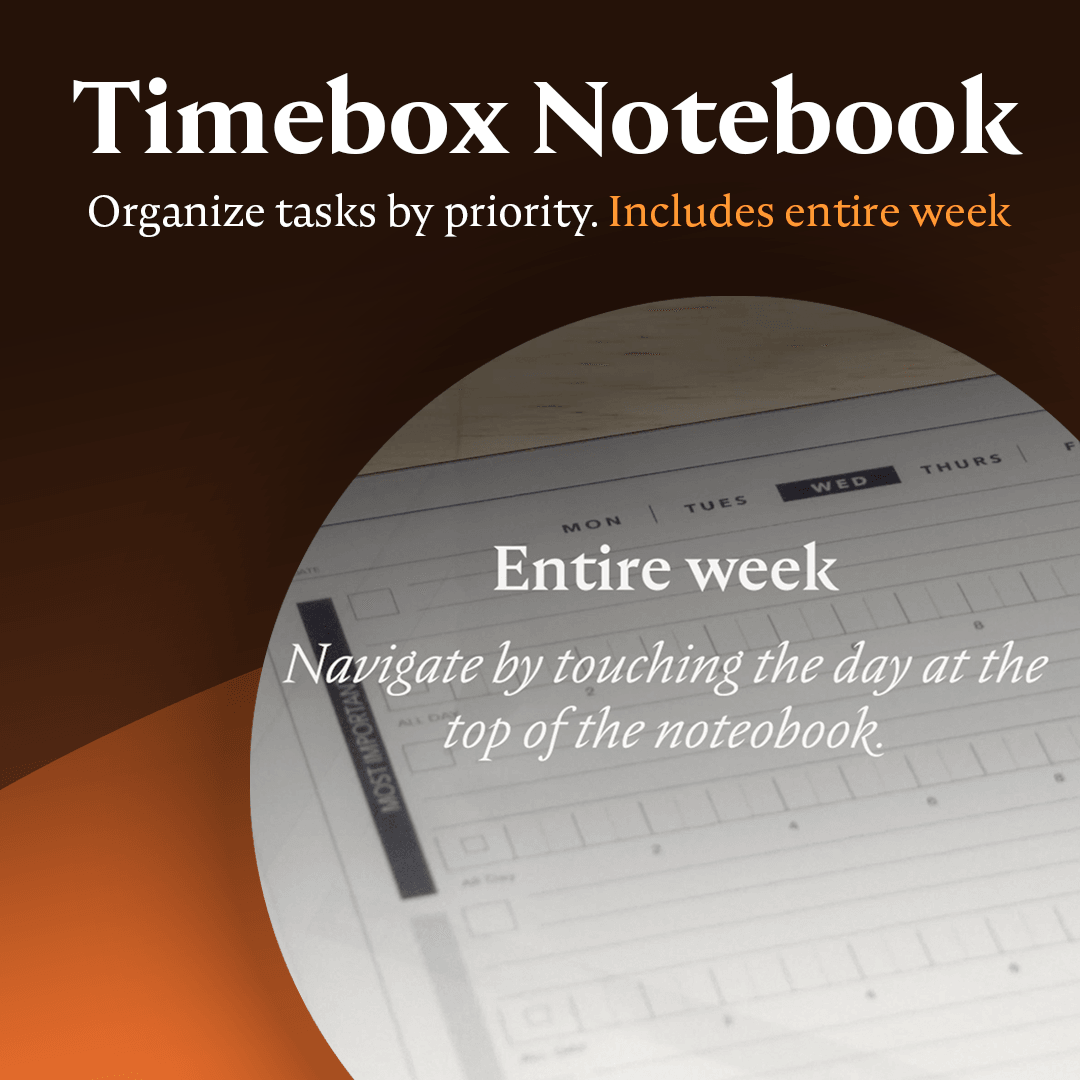 Timebox / Timeblock Weekly Planner - Einkpads - reMarkable Templates