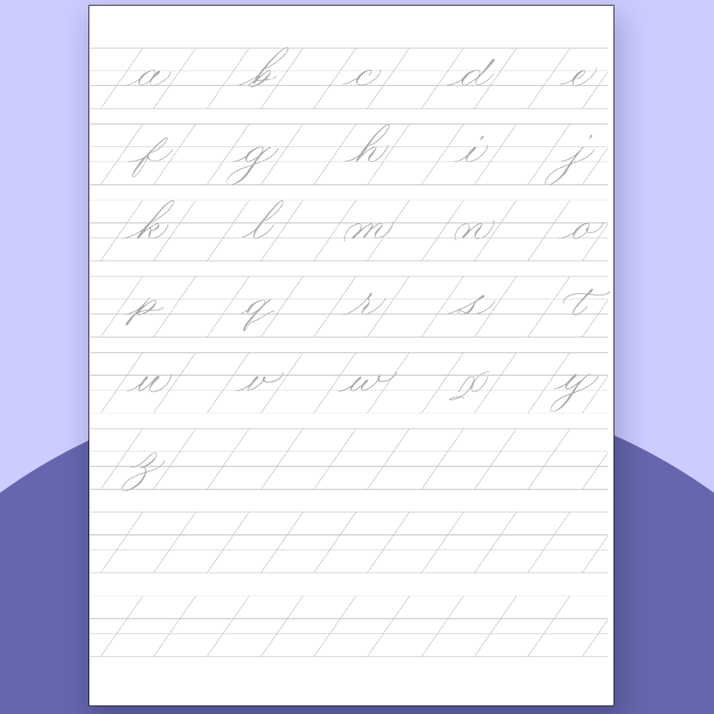 Traceable Cursive Guide Bundle
