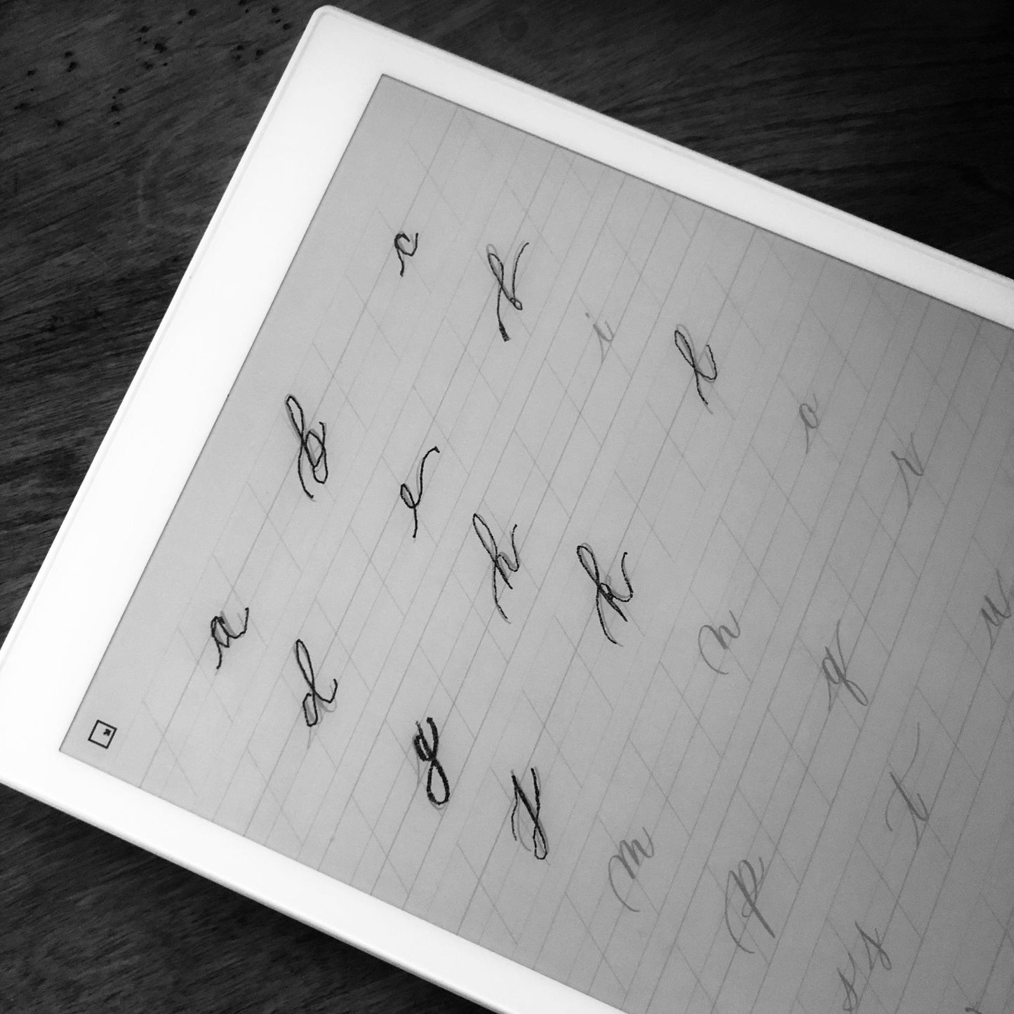 Traceable Cursive Guide Bundle - Einkpads - reMarkable Templates