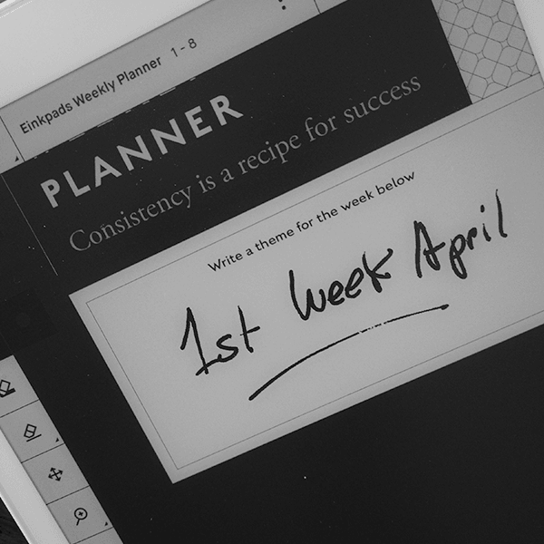 Weekly Success Planner - Einkpads - reMarkable Templates