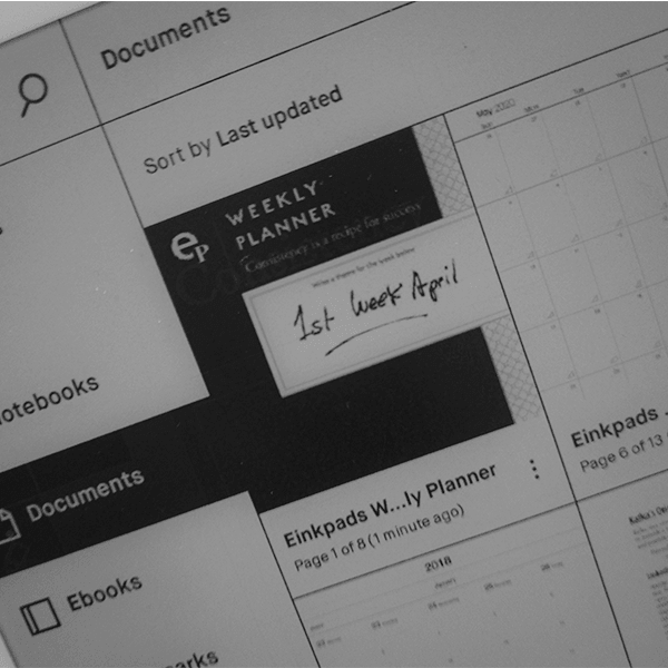 Weekly Success Planner - Einkpads - reMarkable Templates