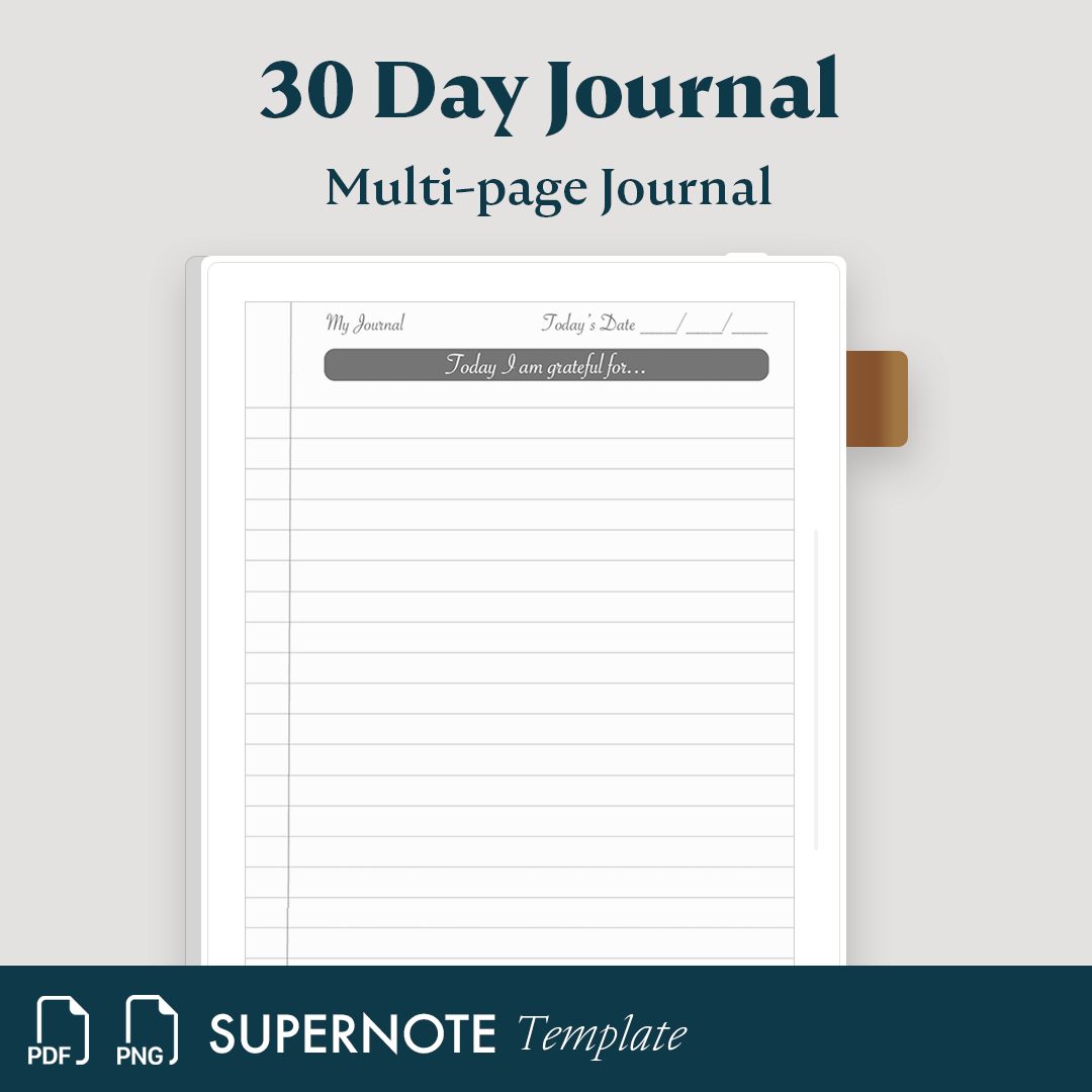 30 Days of Journal Prompts