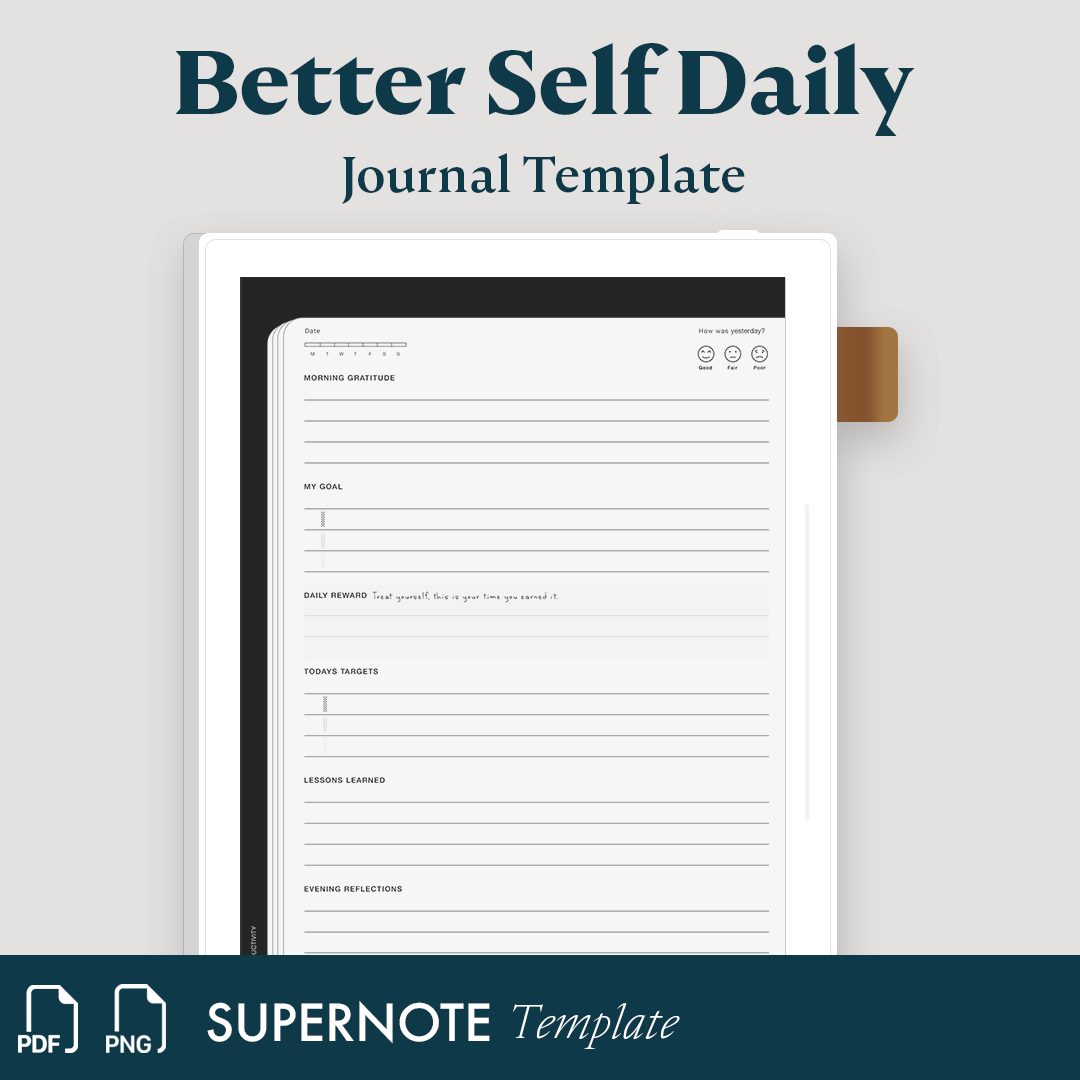 Better Self Daily Journal