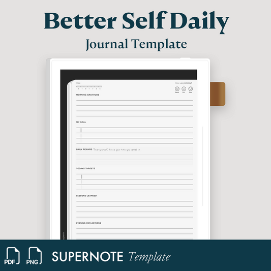 Better Self Daily Journal