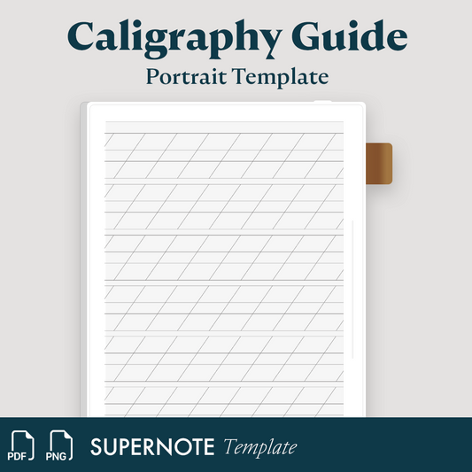 Portrait Calligraphy Guide
