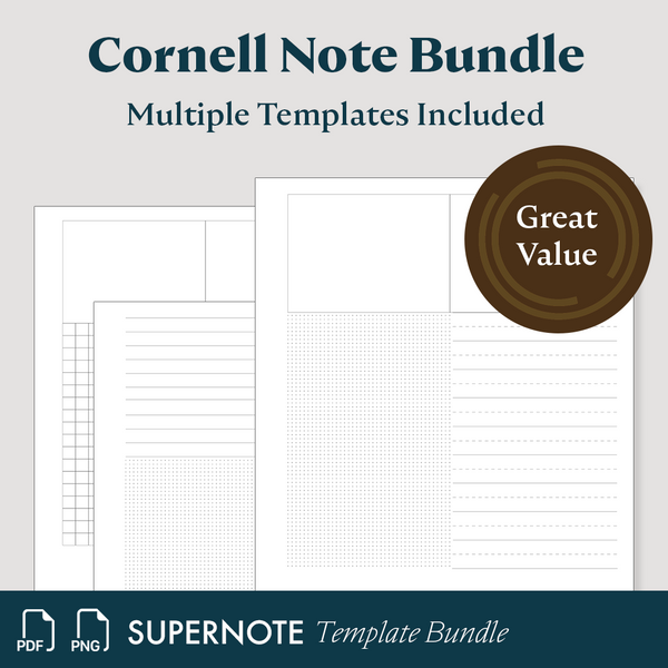 Supernote - Cornell Template Bundle – Supernote Templates supernote-cornell-template-bundle-supernote-templates