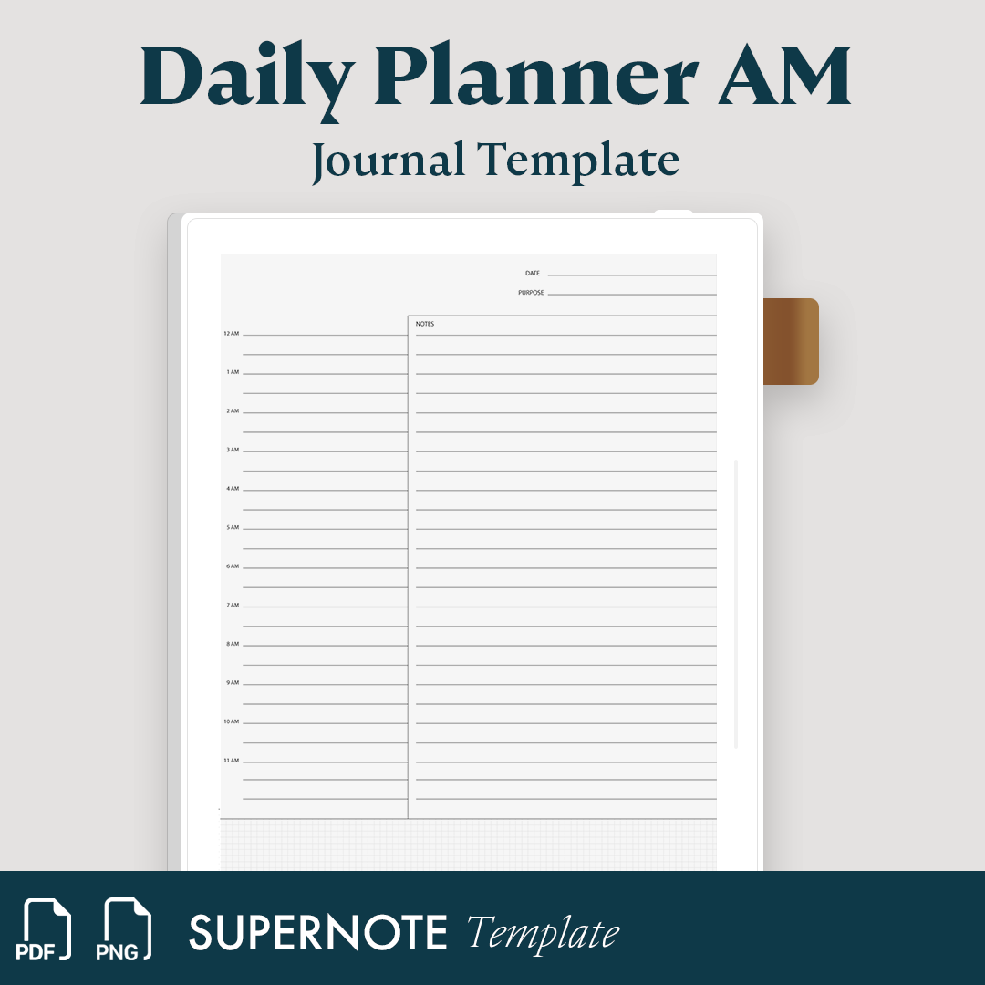 Daily planner (morning)