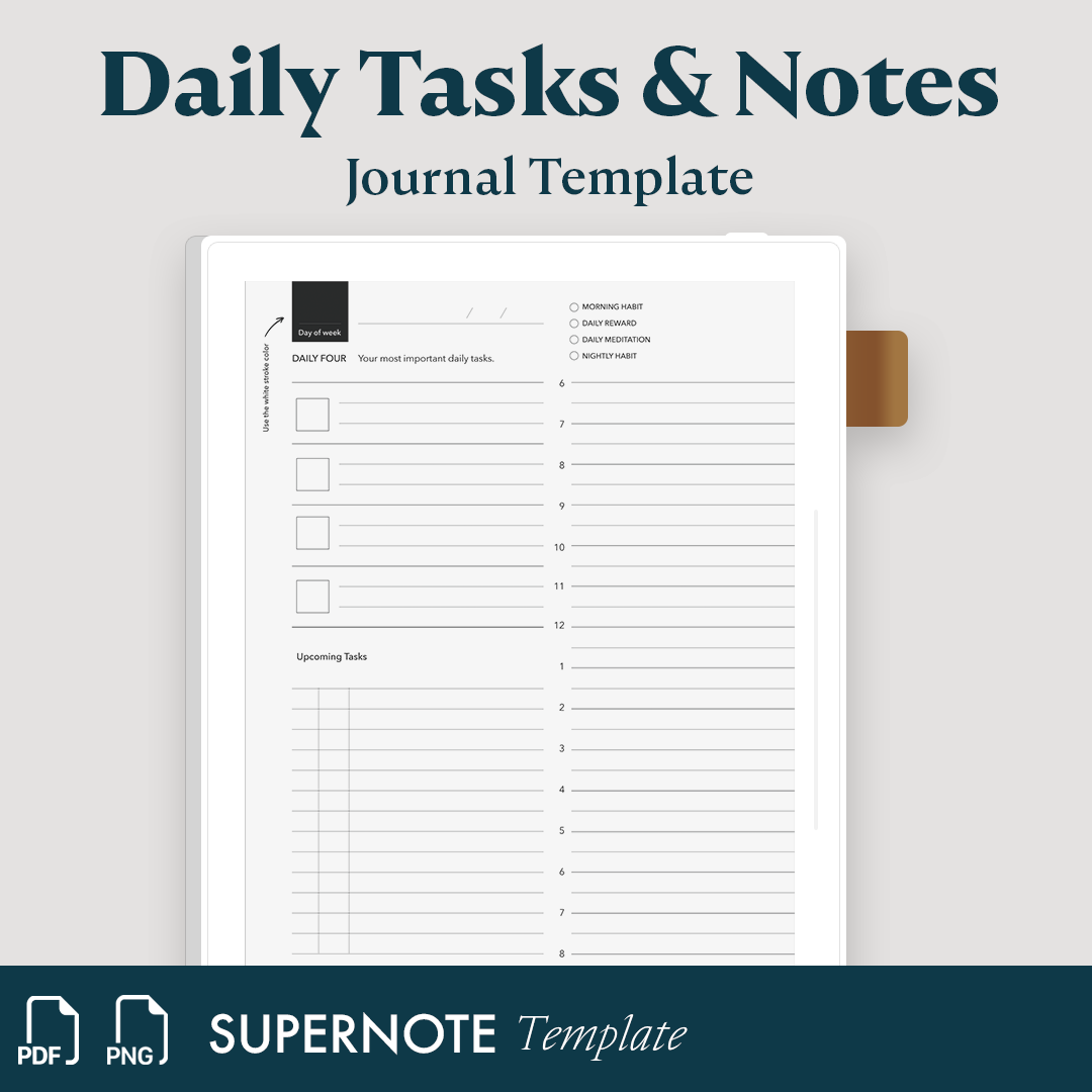 Daily Tasks & Notes
