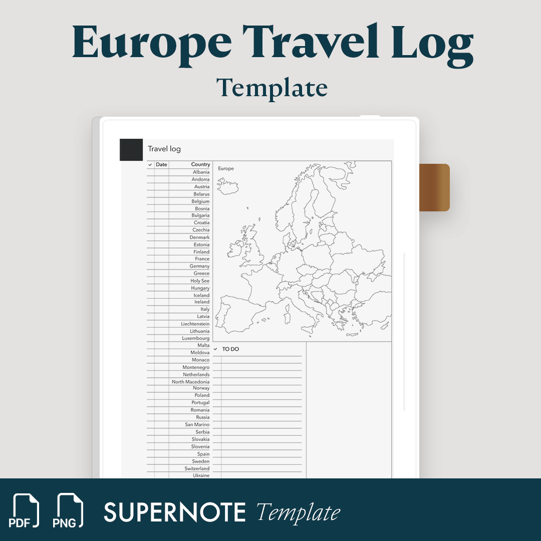 Travel Log - Europe