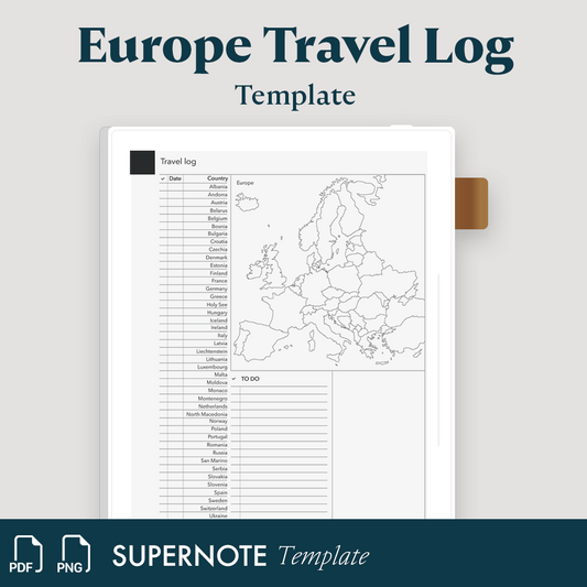 Travel Log - Europe