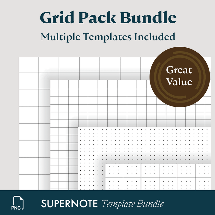 Supernote - Grid Pack – Supernote Templates