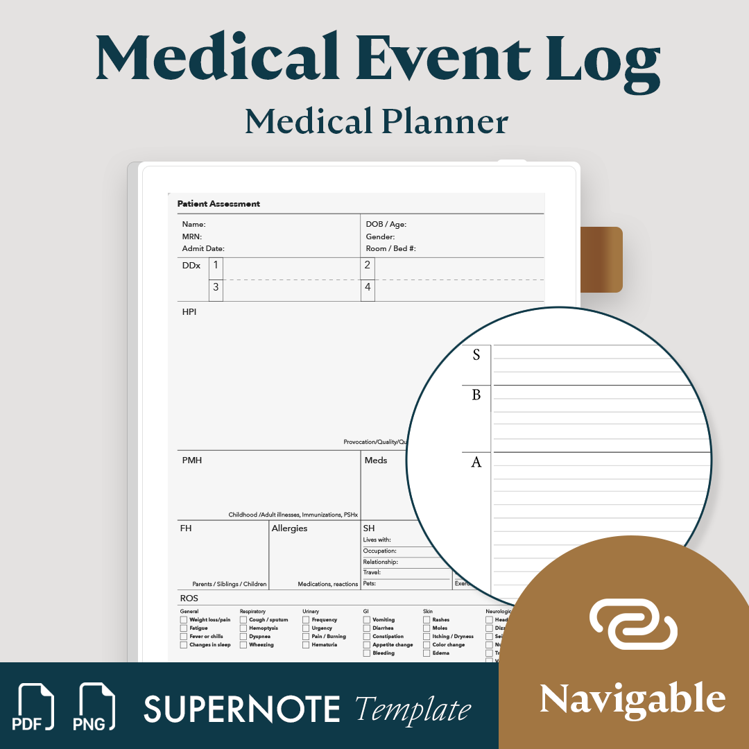 Medical Patient Event Log