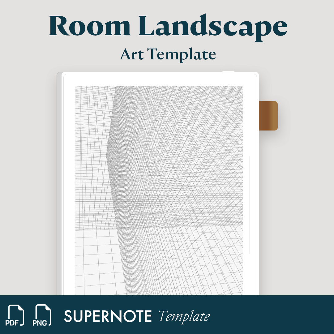 reMarkable tablet - Room Perspective Template – Supernote Templates