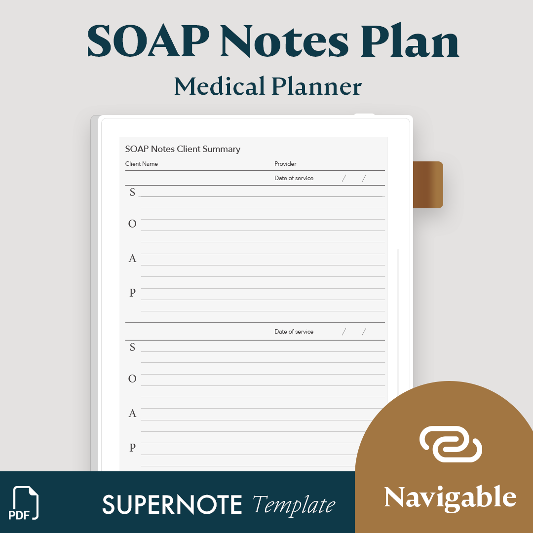 SOAP Notes Medical Booklet