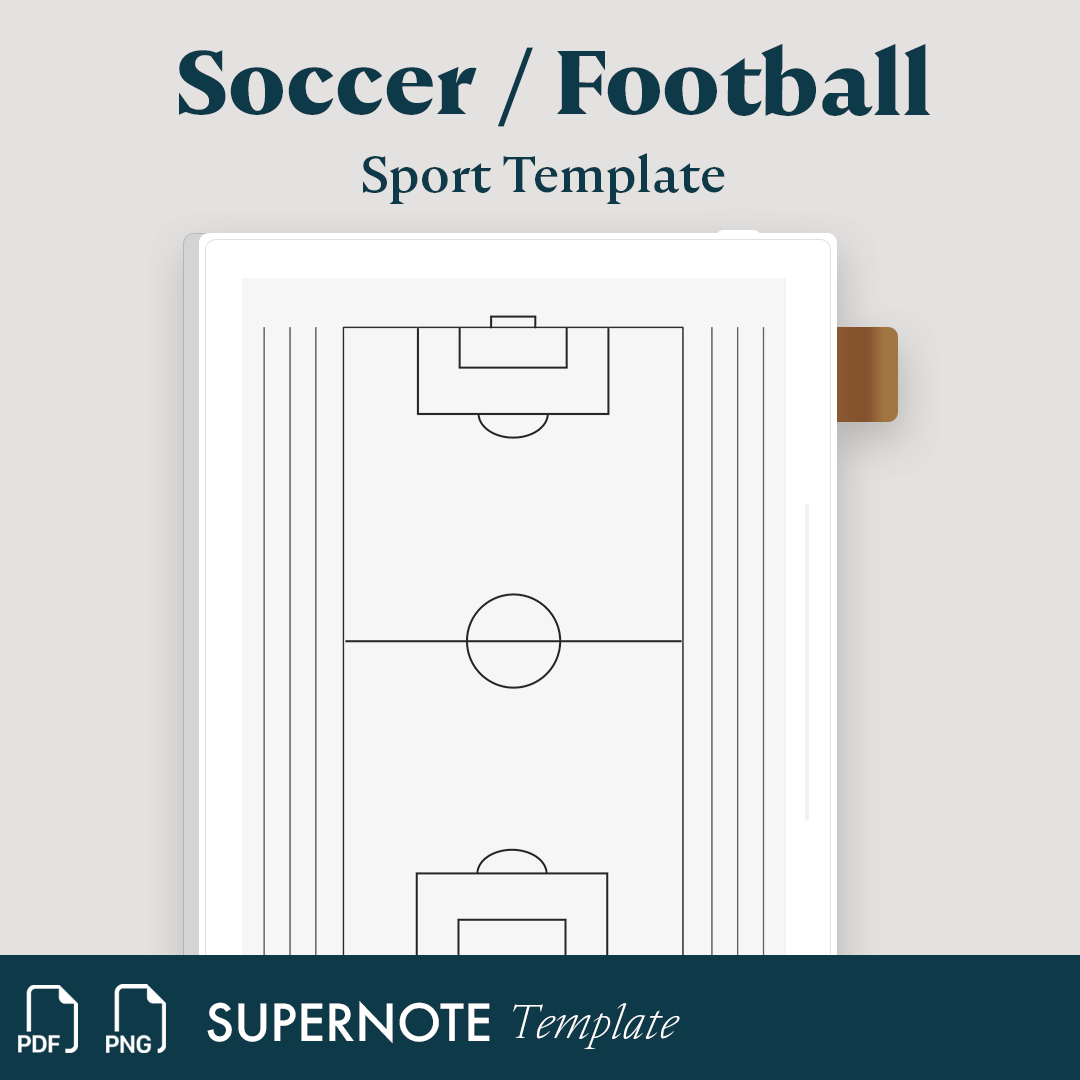 reMarkable - Soccer / Football Template – Supernote Templates