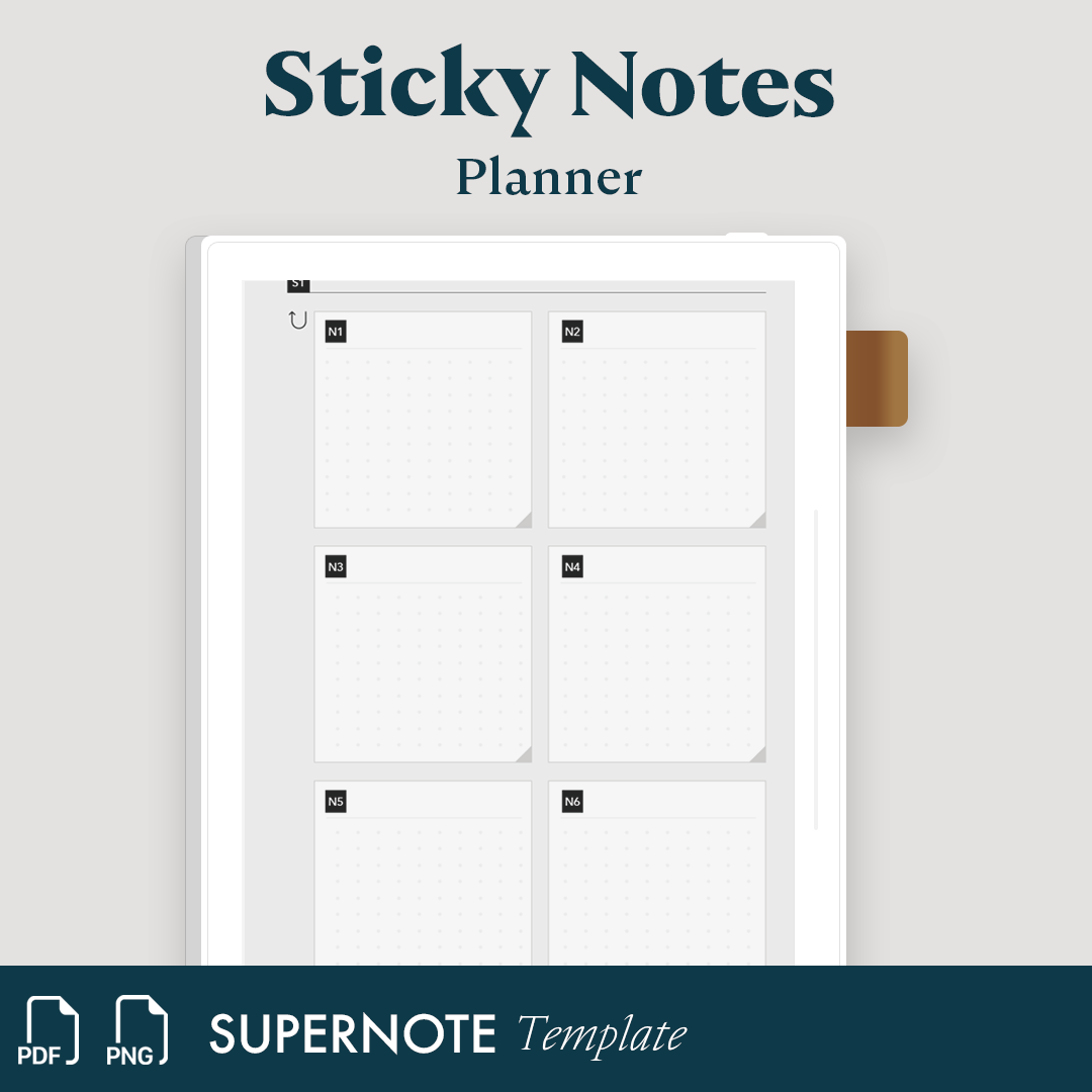 reMarkable tablet - Event Scheduler Planner – Supernote Templates