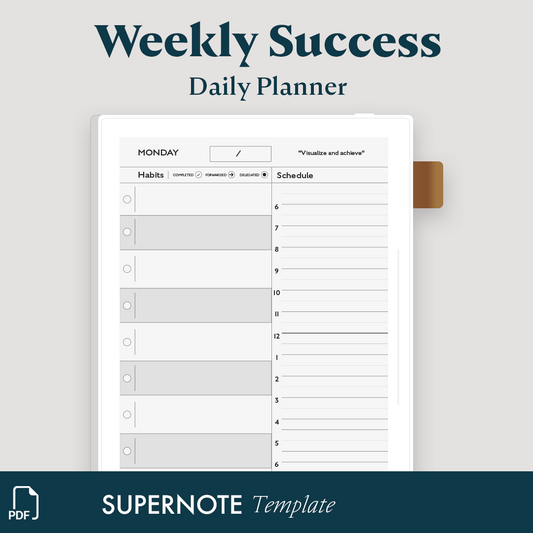 Weekly Success Planner