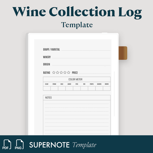 Wine Collection Log