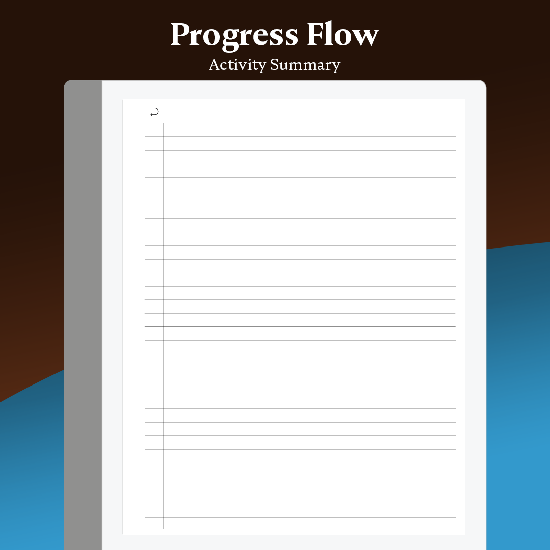 Progress Flow Planner