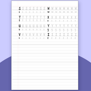 Print Handwriting Guide