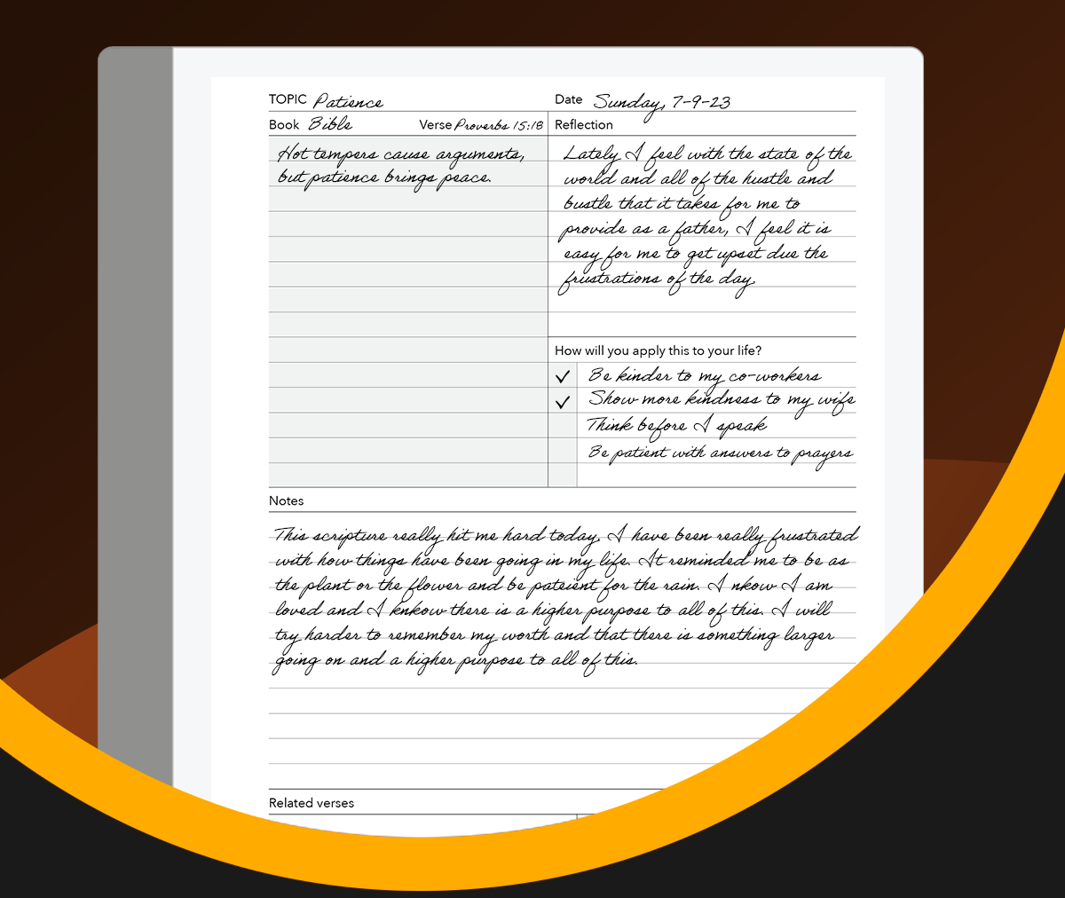 Scripture Study Template - Einkpads - reMarkable Templates
