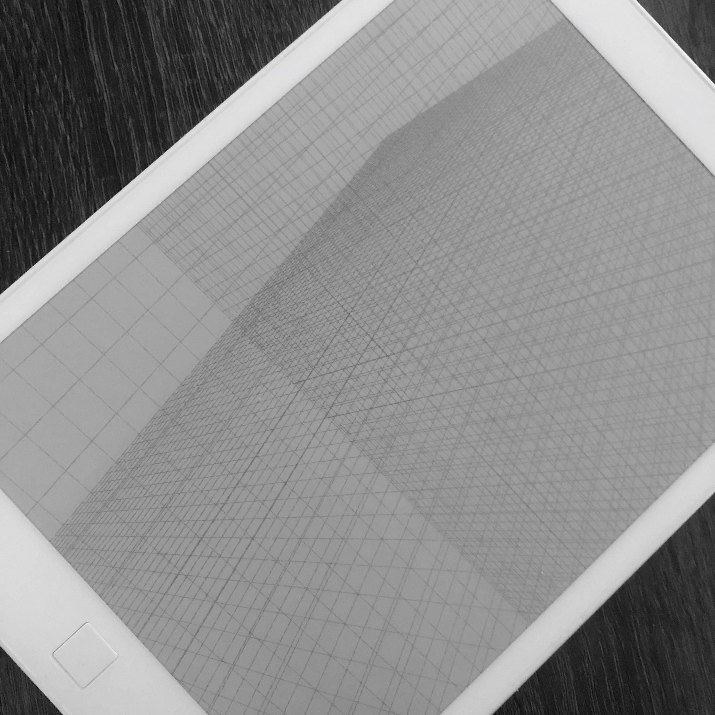 Prespective Note reMarkable tablet - Room Perspective Template – Supernote Templates