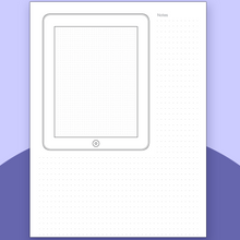 Load image into Gallery viewer, Tablet Wireframe Template